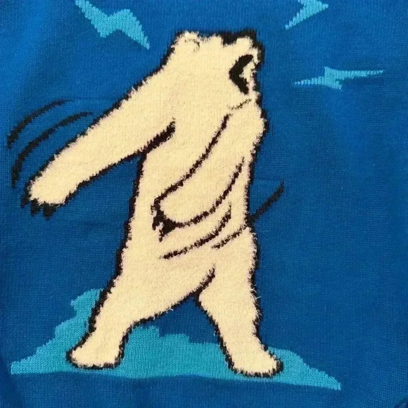 OshKosh B’gosh Polar Bear Sweater Size 8 Youth - Picture 7 of 7